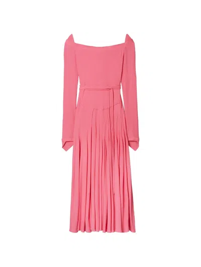 Tory Burch Viscose Jersey Dress In Pink