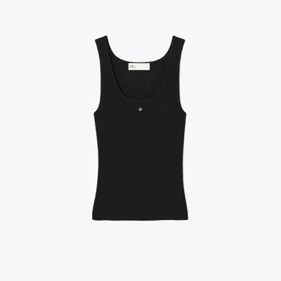 Tory Burch Viscose Knit Tank Top In Brown