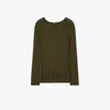 Tory Burch Viscose Sweater In Green