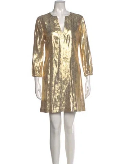 Pre-owned Tory Burch V-neck Mini Dress