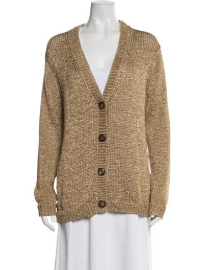 Pre-owned Tory Burch V-neck Sweater W/ Tags