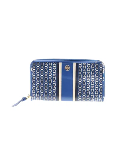 Pre-owned Tory Burch Wallet In Blue