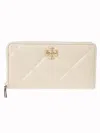 Tory Burch Kira Diamond Continental Wallet In Neutral