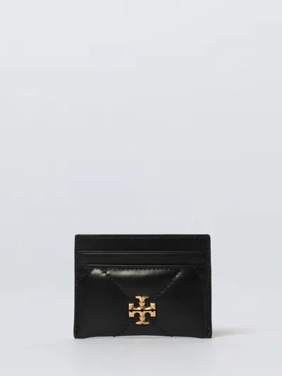 Tory Burch Kira Diamond Quilt Cardholder In Black