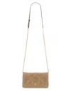 Tory Burch Wallet With Chain "kira" In Brown