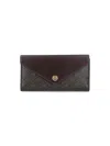 Tory Burch T-monogram Envelope Chain Wallet Crossbody Bag In Burgundy
