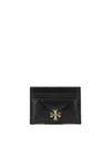 Tory Burch "kira" Card Holder In Black