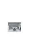 Tory Burch Compact Wallets And Card Holders Collection In Metallic