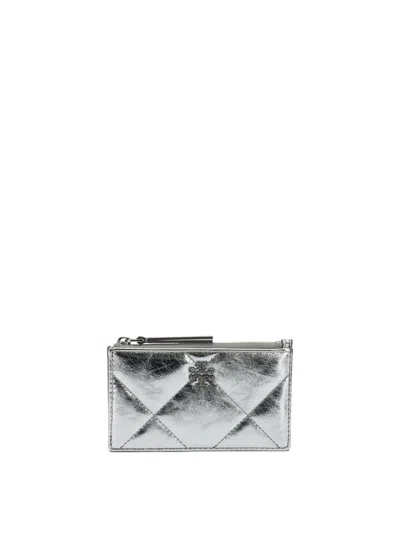 Tory Burch Wallets & Card Holders In Silver