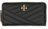 Tory Burch Kira Quilted Leather Continental Wallet In Black