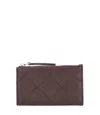 Tory Burch Fleming Soft Wallet In Burgundy