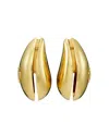 Tory Burch Wave Clip On Drop Earrings In 18k Gold Plated In Gold