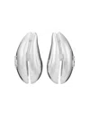 Tory Burch Wave Clip On Drop Earrings In 18k Gold Plated In Metallic