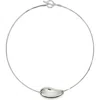 Tory Burch Wave Collar Necklace In Metallic