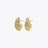 Tory Burch Textured Teardrop Earrings
