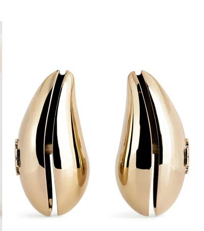 Tory Burch Wave Earrings In Gold