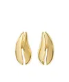 Tory Burch Mini Wave Drop Earrings In Gold