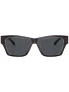 Tory Burch Wayfarer-frame Sunglasses In Brown