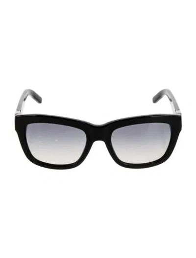 Pre-owned Tory Burch Wayfarer Gradient Sunglasses In Black