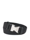 Tory Burch Webbing Belt In Black