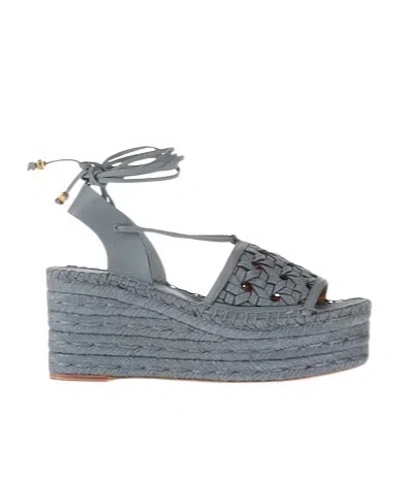 Tory Burch Wedge Sandals In Metallic