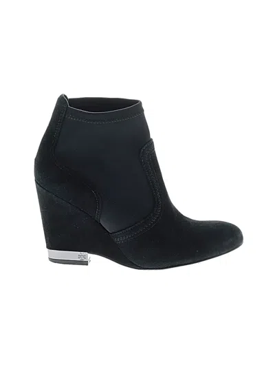Pre-owned Tory Burch Wedges In Black