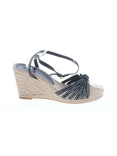 Pre-owned Tory Burch Wedges In Blue