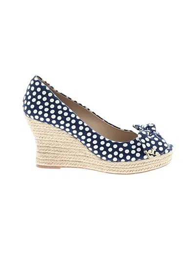 Pre-owned Tory Burch Wedges In Blue