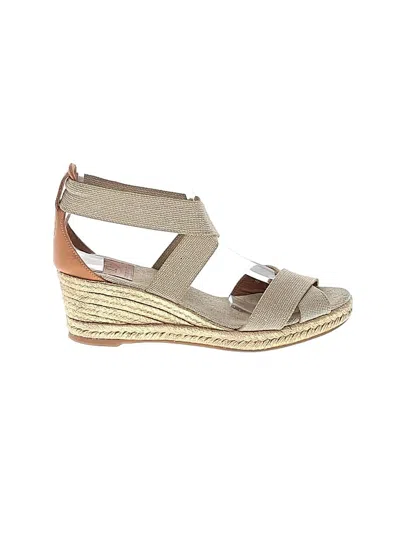 Pre-owned Tory Burch Wedges In Brown