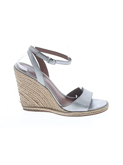 Pre-owned Tory Burch Wedges In Gray