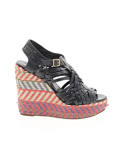 Pre-owned Tory Burch Wedges In Gray