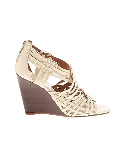 Pre-owned Tory Burch Wedges In Ivory