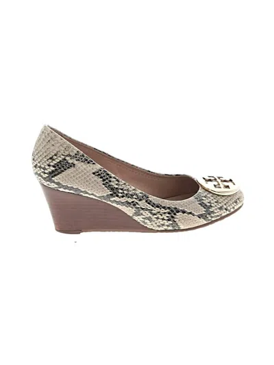 Pre-owned Tory Burch Wedges In Ivory
