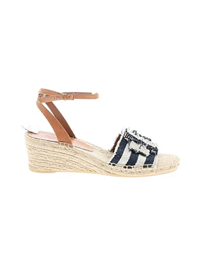 Pre-owned Tory Burch Wedges In Ivory