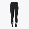 Tory Burch Weightless Chevron Legging In Black