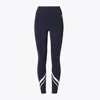 Tory Burch Weightless Chevron Legging In Black