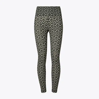 Tory Burch Weightless Printed 7/8 Legging In Black