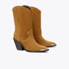 Tory Burch Western Boot In Brown