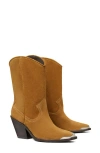 Tory Burch Western Boot In Brown