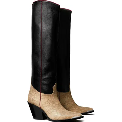 Tory Burch Western Knee High Boot