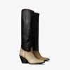 Tory Burch Western Tall Boot In Black