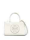 TORY BURCH WHITE BIO ELLA MINI SHOPPING BAG