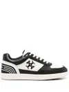 Tory Burch White Low-top Leather Sneakers For Women With Round Toeline And Eva Sole In White