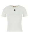 Tory Burch Cotton Crew Neck T-shirt With Short Sleeves