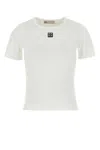 Tory Burch Cotton Crew Neck T-shirt With Short Sleeves
