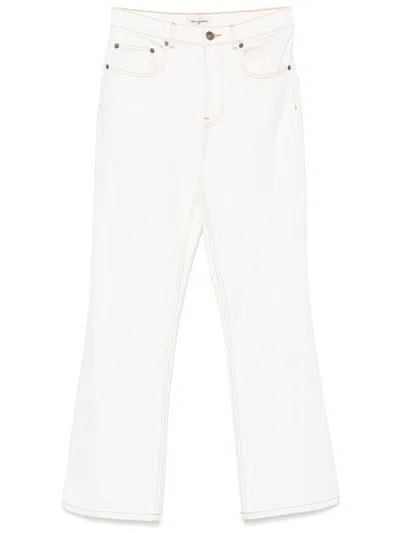 TORY BURCH TORY BURCH WHITE DENIM JEANS