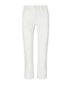 Tory Burch Stretch Denim Jeans In White