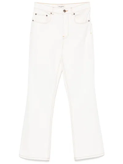 TORY BURCH WHITE FLARED JEANS