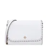 Tory Burch White Leather Clutch Bag In White