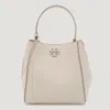 Tory Burch Small Mcgraw Logo Plaque Bucket Bag